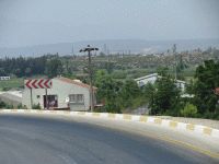 Kelio posūkis Antalijoje